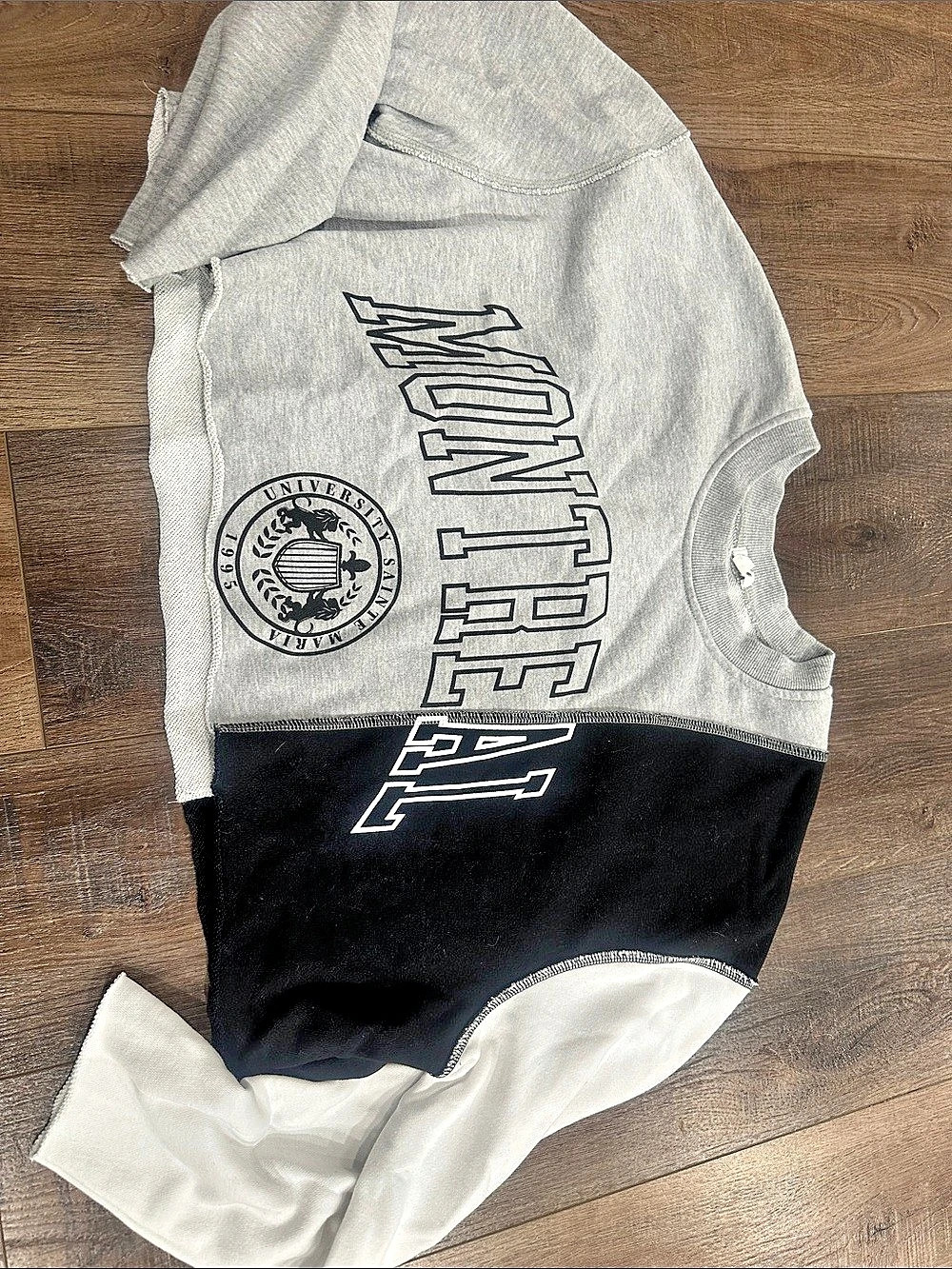 Garage University Saint Mary Color Block Long Sleeve Girls Large
